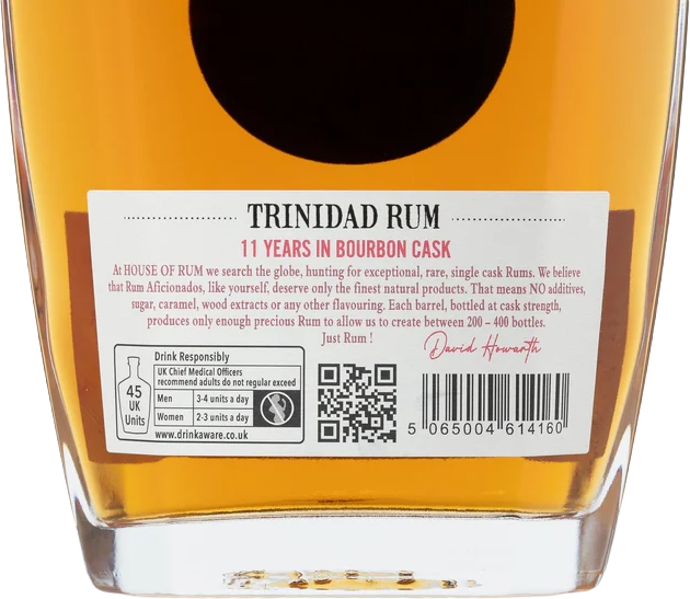 AWARD WINNING TRINIDAD RUM 2012