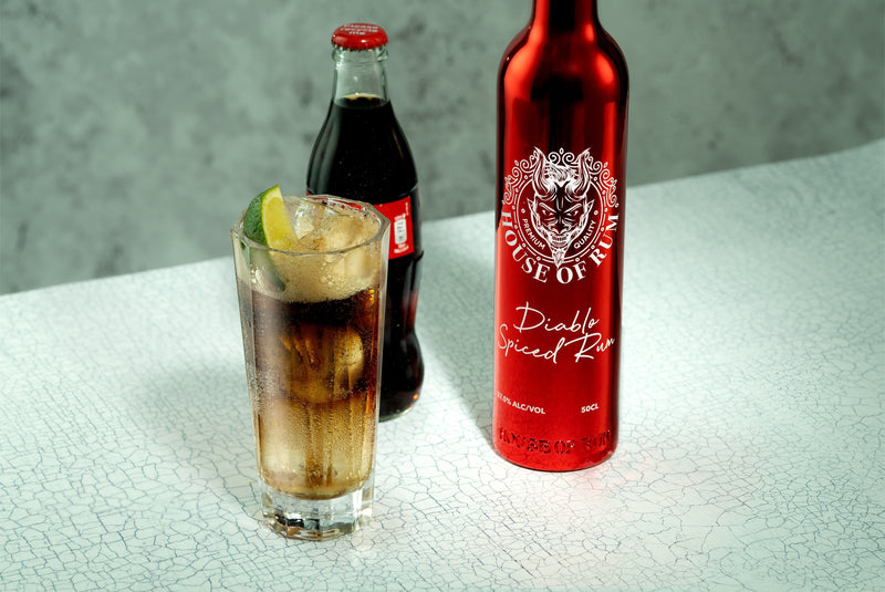 Diablo Spiced Rum - Three Bottles