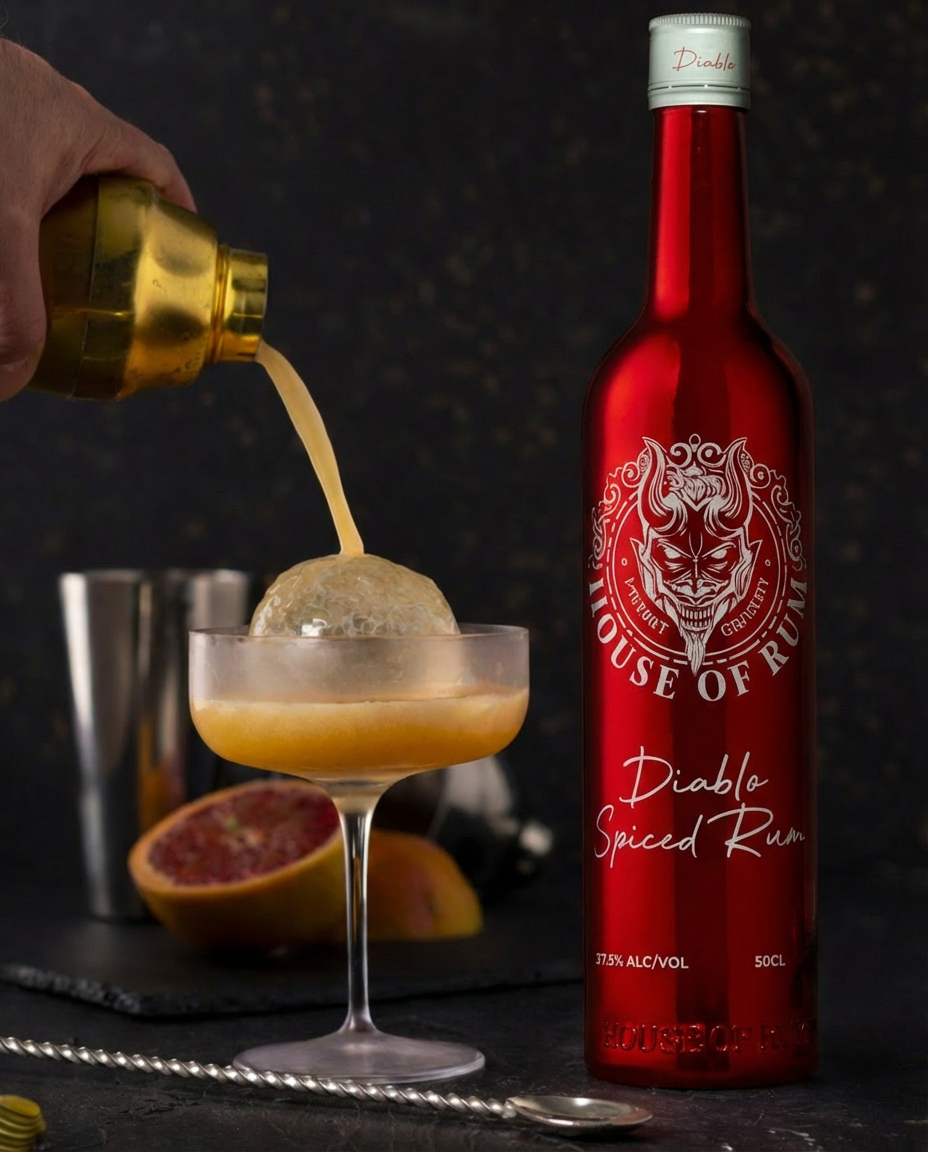 Diablo Spiced Rum - Three Bottles