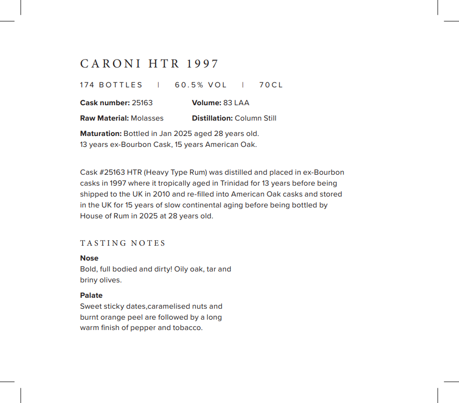 CARONI SERIES